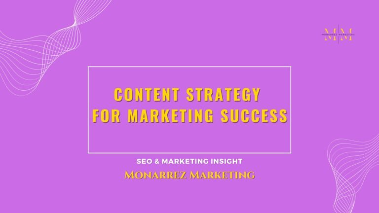 marketing content strategy for marketing success